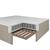 Boxspringová postel MARCO 160x200, šedohnědá