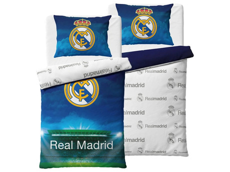 Carbotex Bavlněné povlečení 140x200 + 70x90 cm - Real Madrid Stadion
